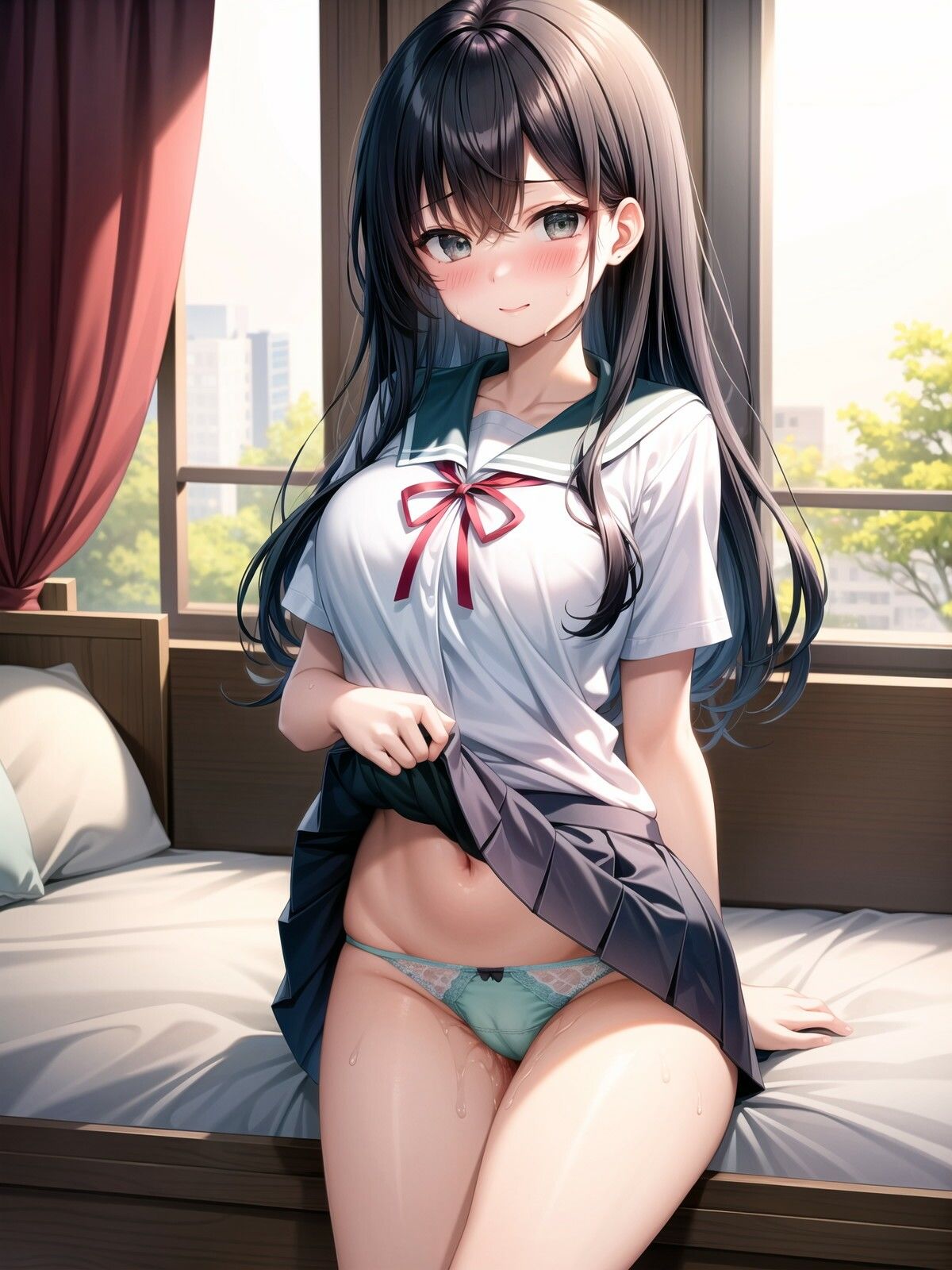 サンプル画像6:同級生にパンツ見せちゃいました(れもねるね) [d_326704]