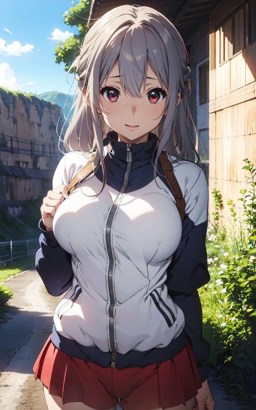 サンプル画像1:【美少女研究本】銀髪美少女 中出し日誌(画像生成マン) [d_326770]