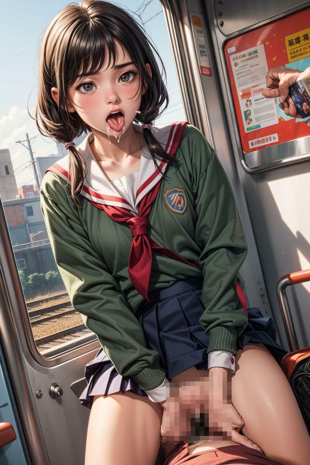 サンプル画像4:制服美少女 日常の崩壊(エクスタシーオデッセイ) [d_326844]