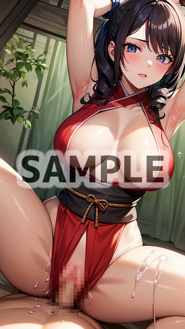 サンプル画像3:【くノ一】忍び込んだ館でハメられる(AI愛create) [d_326866]