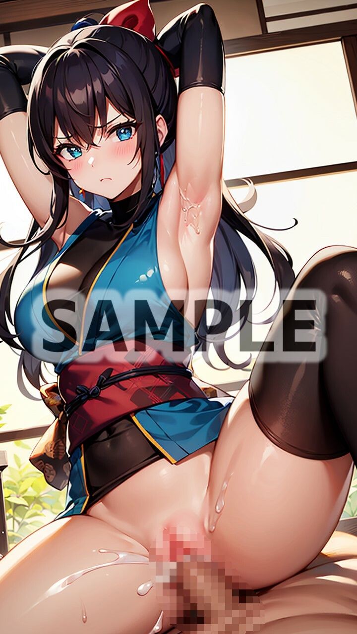 サンプル画像4:【くノ一】忍び込んだ館でハメられる(AI愛create) [d_326866]