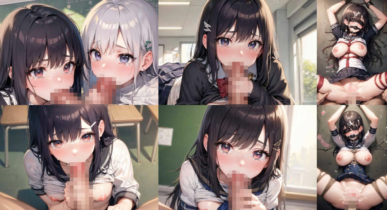 サンプル画像6:制服JKが学園の肉便器になる(Marchun) [d_326874]