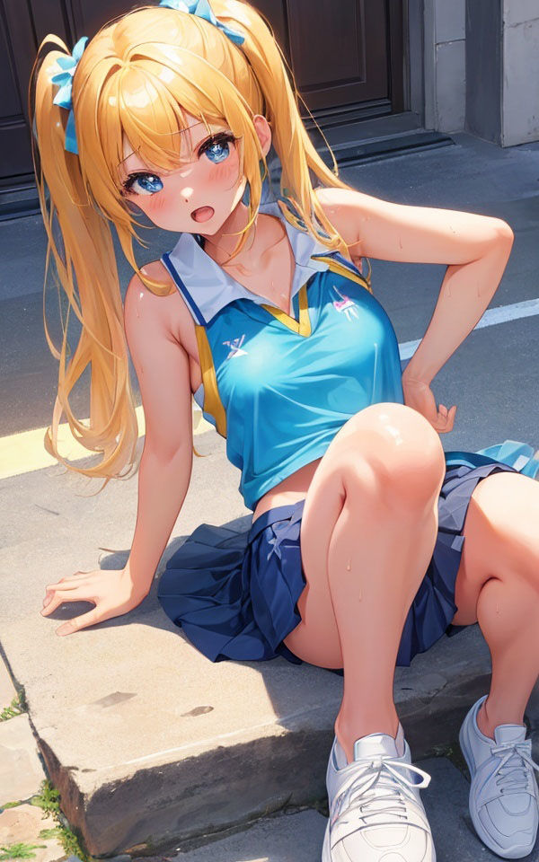 サンプル画像3:ちがうもんっ！汗だもんっ！(panpanyama1) [d_326907]