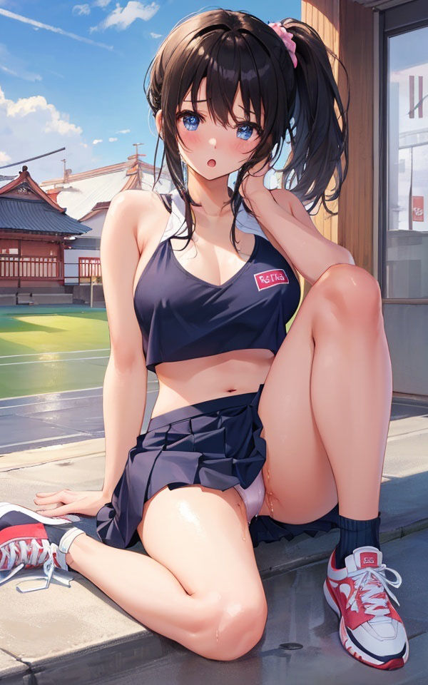 サンプル画像5:ちがうもんっ！汗だもんっ！(panpanyama1) [d_326907]