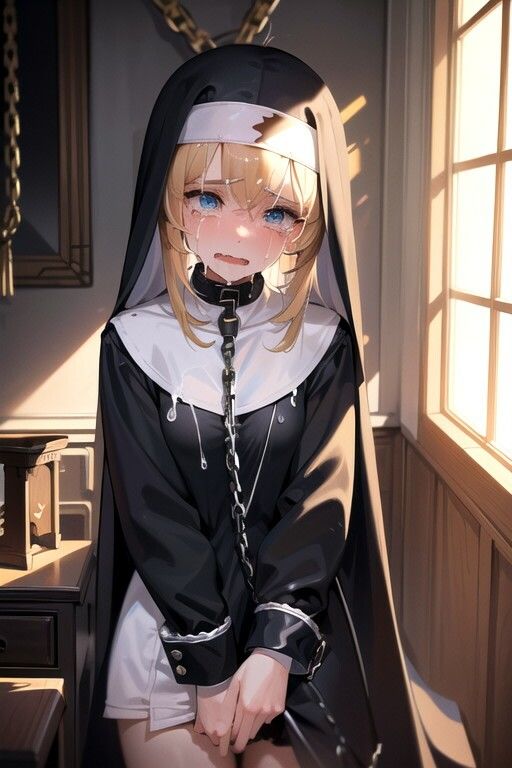 サンプル画像3:修道女の女子校生が拘束され強●高圧中出しされる(AIザッハトルテ) [d_326911]