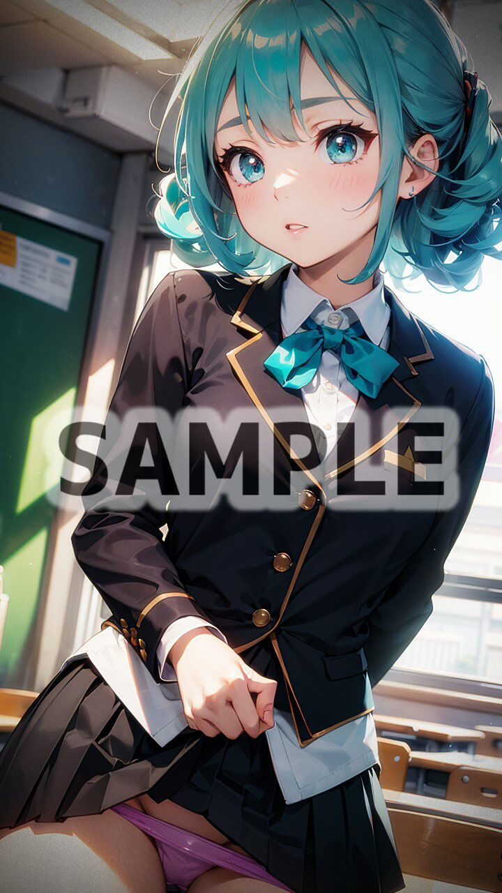 サンプル画像1:変態教師の秘蔵コレクション 制服女子の着替え編(AI愛create) [d_326923]