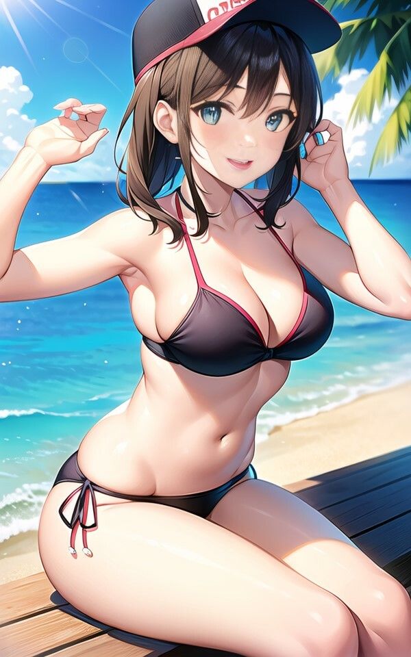 サンプル画像1:AI Artworks 水着3(AI_GravureArt) [d_326960]