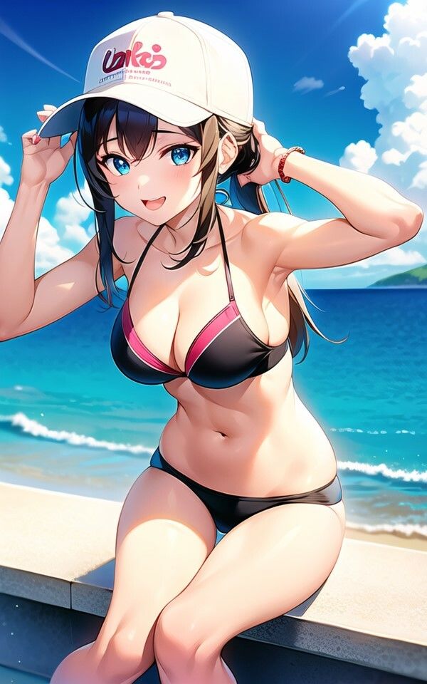 サンプル画像2:AI Artworks 水着3(AI_GravureArt) [d_326960]