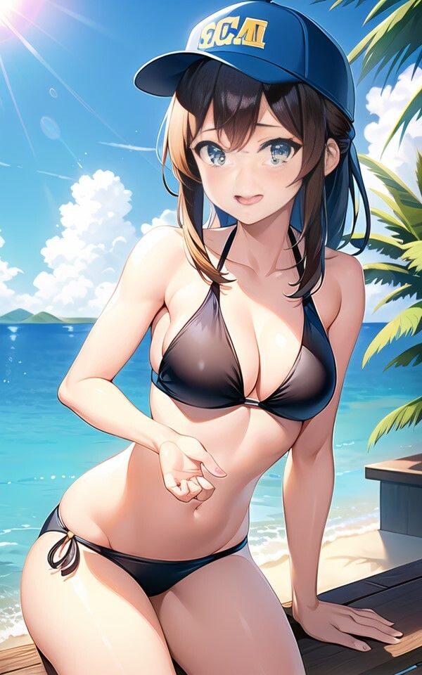 サンプル画像3:AI Artworks 水着3(AI_GravureArt) [d_326960]