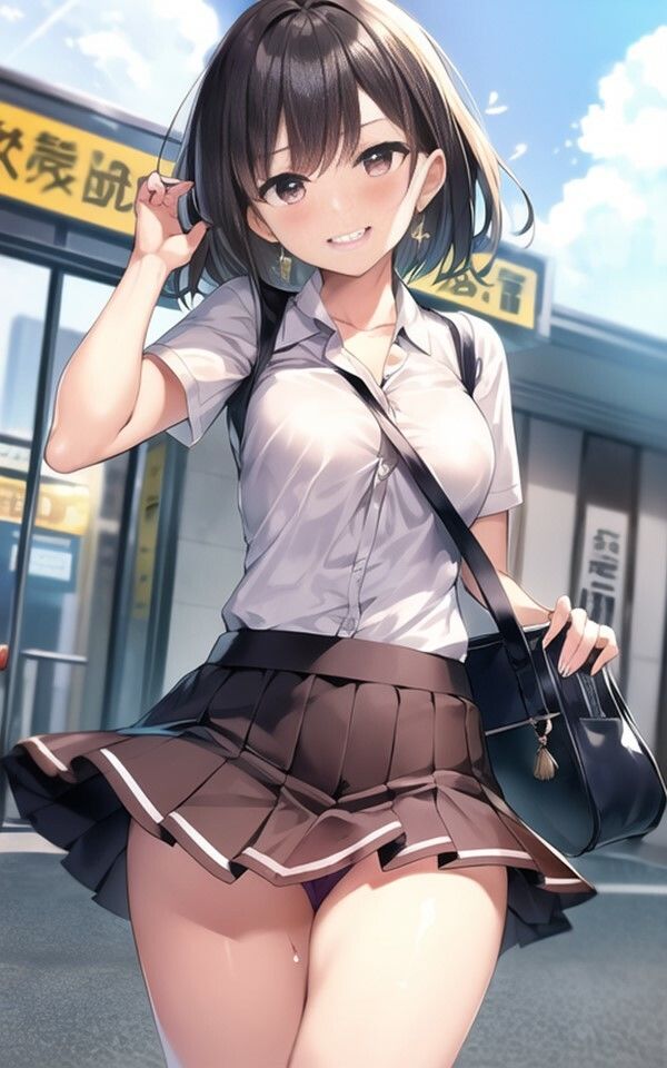 サンプル画像2:AI Artworks 通学(AI_GravureArt) [d_326964]