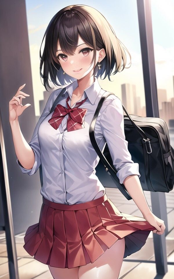 サンプル画像4:AI Artworks 通学(AI_GravureArt) [d_326964]