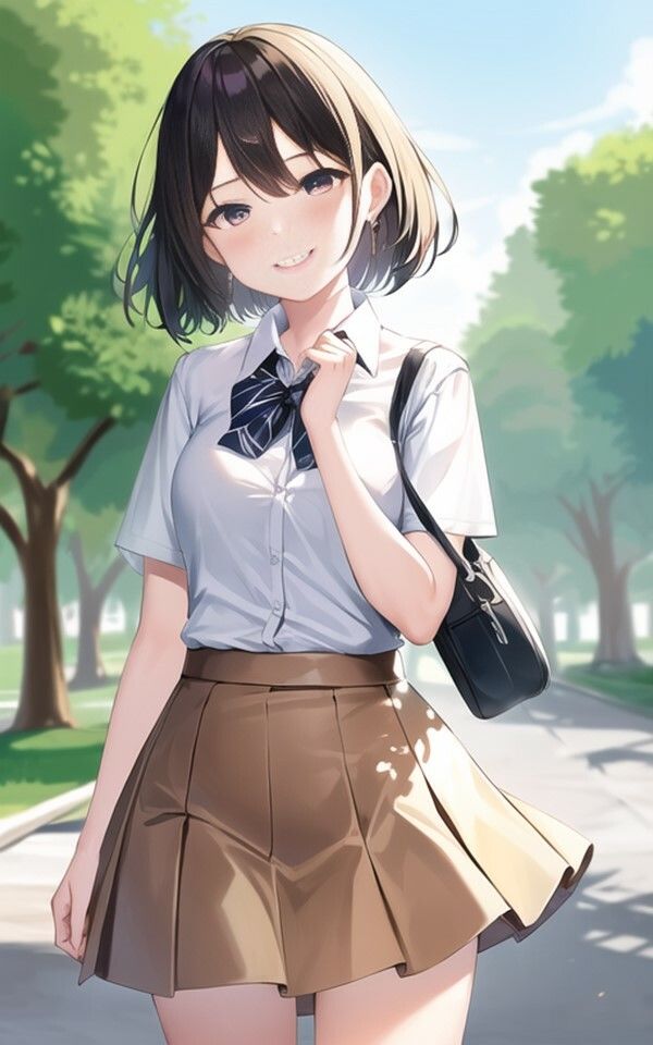 サンプル画像5:AI Artworks 通学(AI_GravureArt) [d_326964]