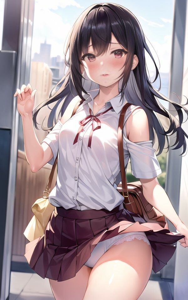 サンプル画像3:AI Artworks 通学2(AI_GravureArt) [d_326967]