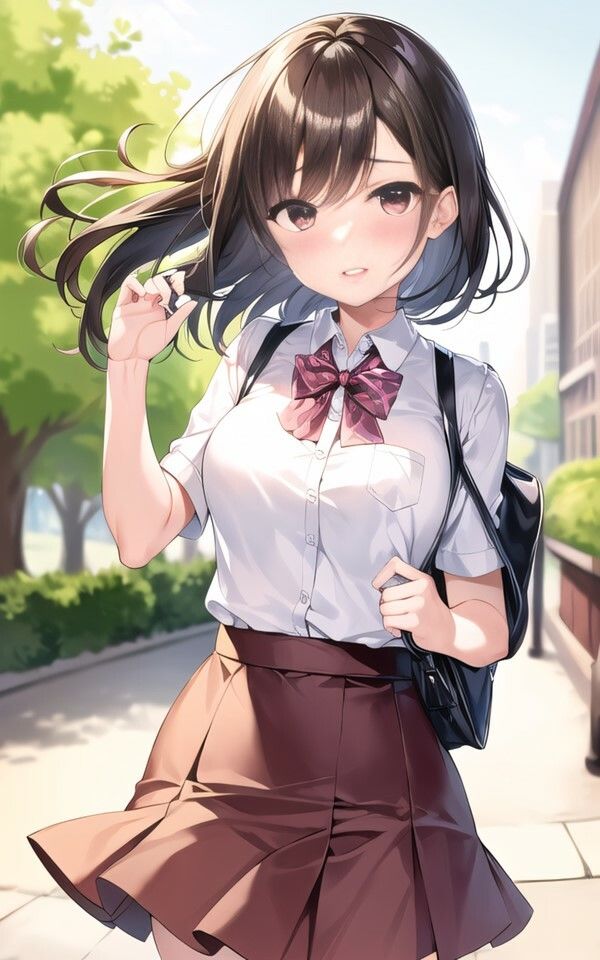 サンプル画像5:AI Artworks 通学2(AI_GravureArt) [d_326967]