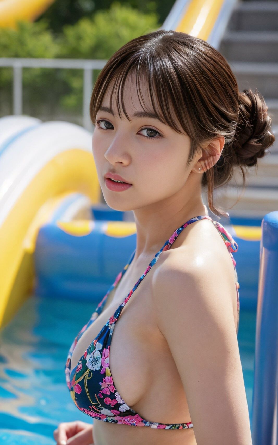 サンプル画像2:AI photobook ウォーターパーク1〜3(AI_GravureArt) [d_327011]