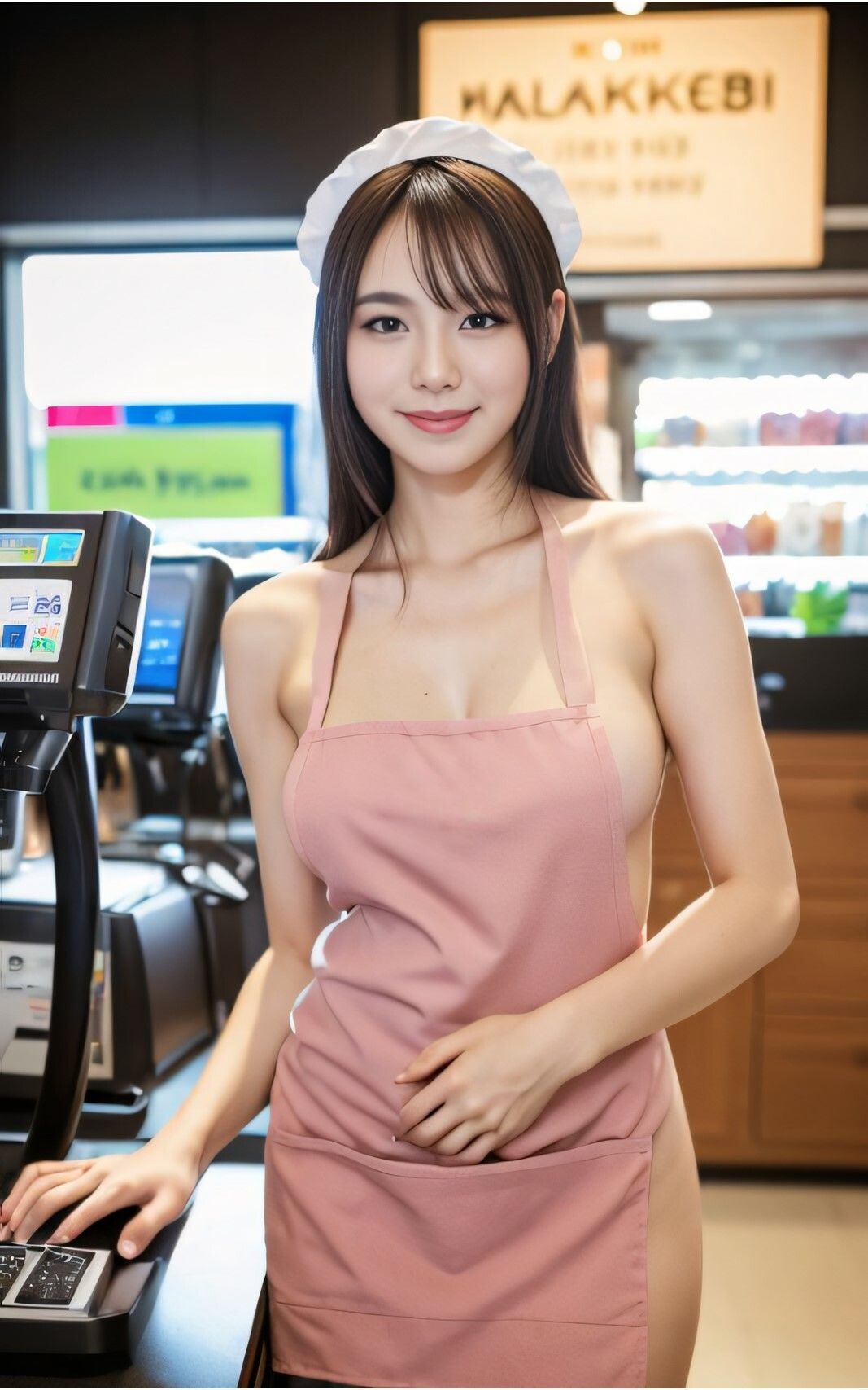 サンプル画像3:AI photobook エプロン(AI_GravureArt) [d_327022]