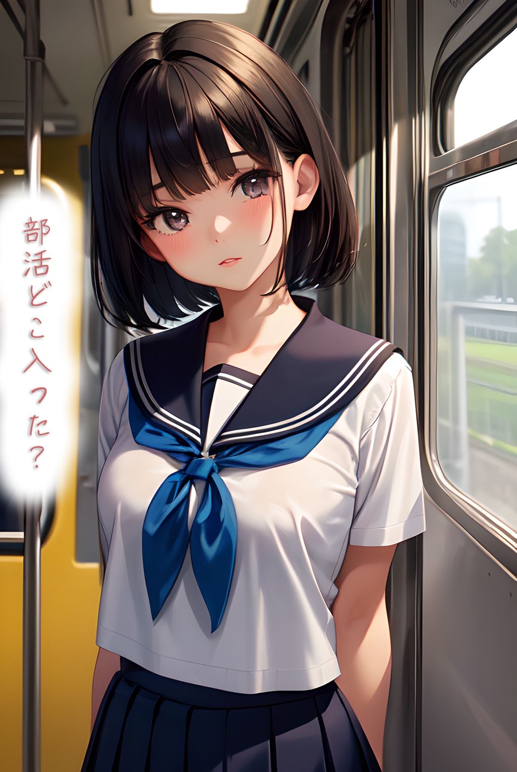 サンプル画像2:幼馴染が巨乳に成長するまで過疎電車で通学した3年間(てくびあしくび) [d_327073]