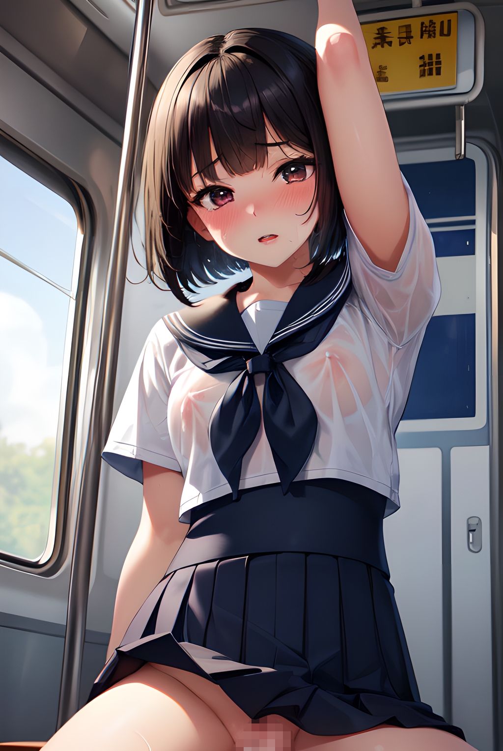 サンプル画像3:幼馴染が巨乳に成長するまで過疎電車で通学した3年間(てくびあしくび) [d_327073]