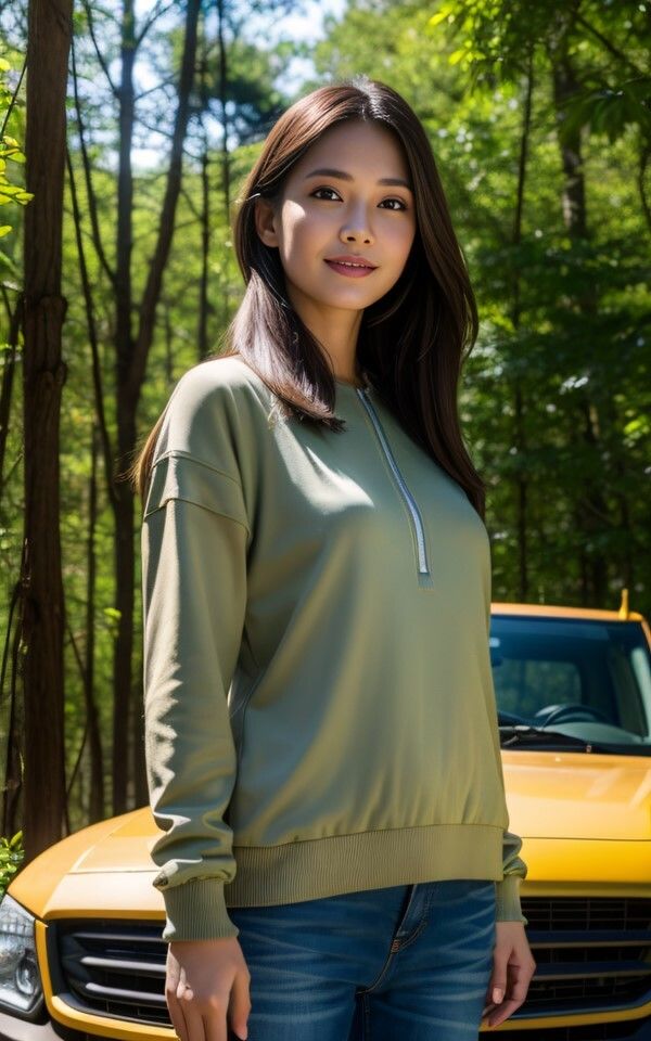 サンプル画像1:AI photobook キャンプ(AI_GravureArt) [d_327084]