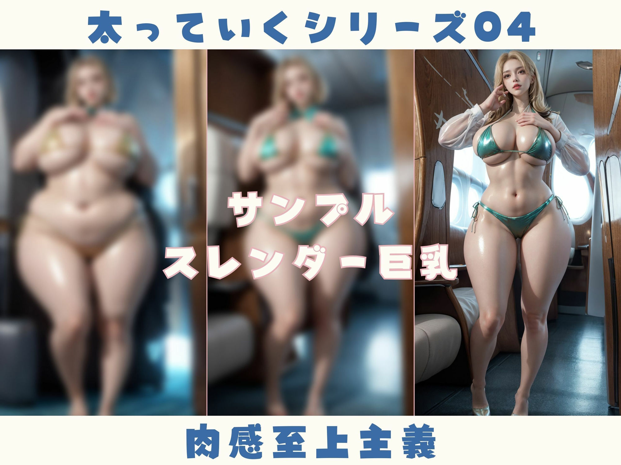 サンプル画像1:太っていくシリーズ04(肉感至上主義) [d_327149]