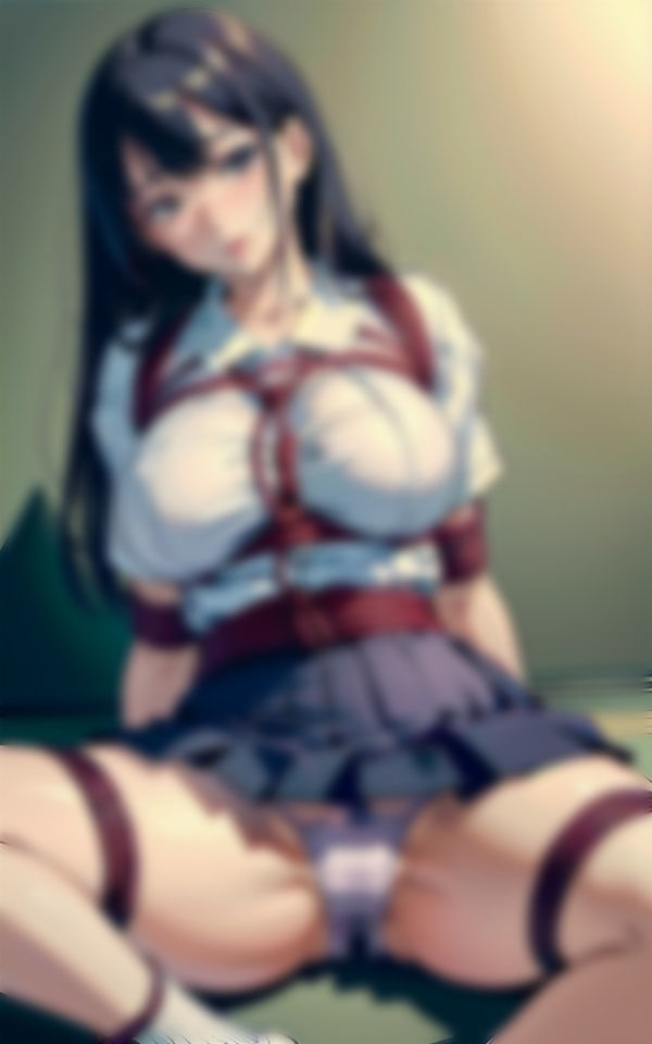 サンプル画像3:可愛くて有名な、あの子を制服のまま縛り上げるとパンツが濡れてきて…(200円激安特価) [d_327183]