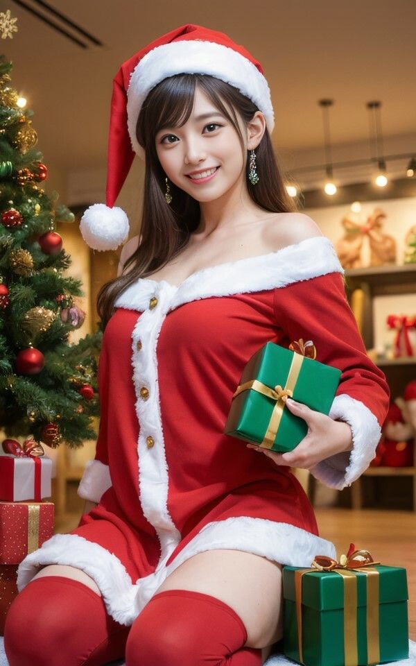 サンプル画像3:AI photobook サンタ4(AI_GravureArt) [d_327190]