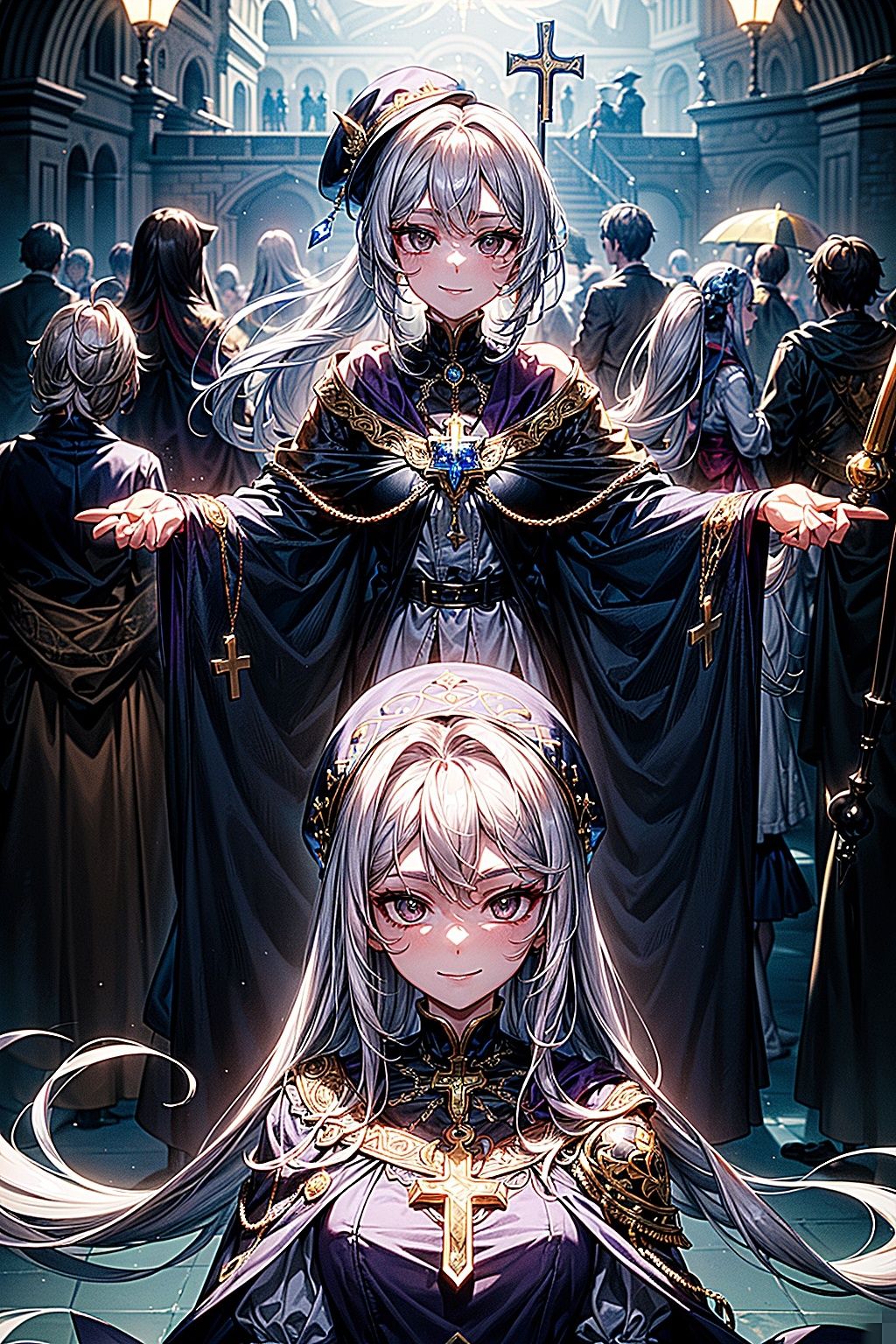 サンプル画像1:RPGの裏側 ビショップ 癒しのヒーリング(幻想の書架) [d_327239]