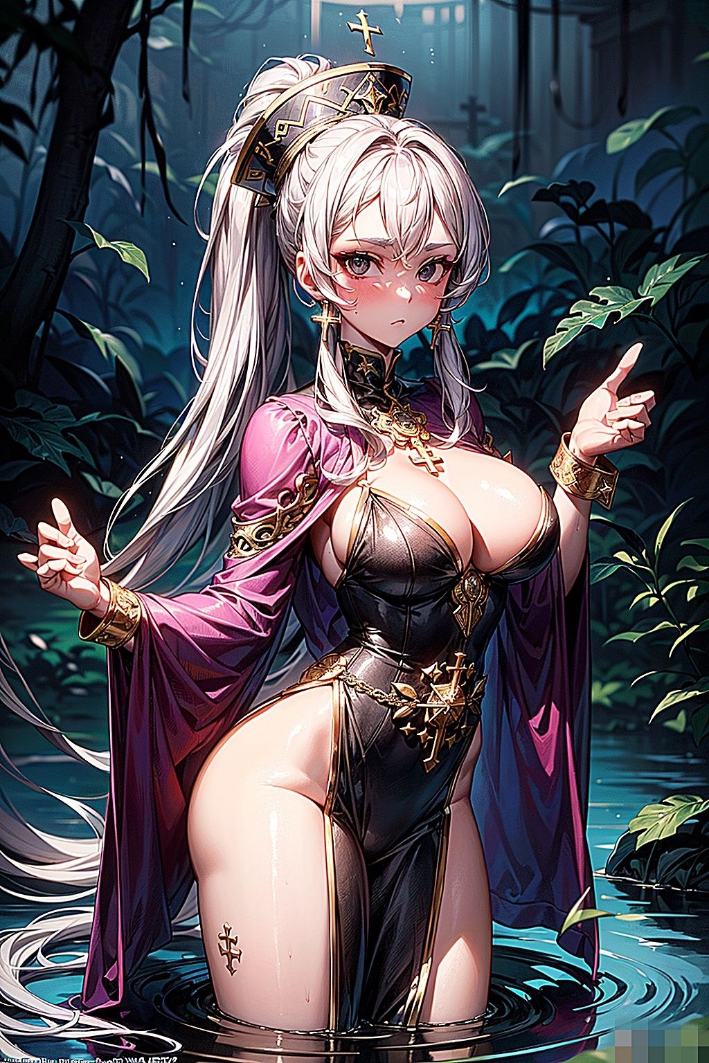 サンプル画像4:RPGの裏側 ビショップ 癒しのヒーリング(幻想の書架) [d_327239]