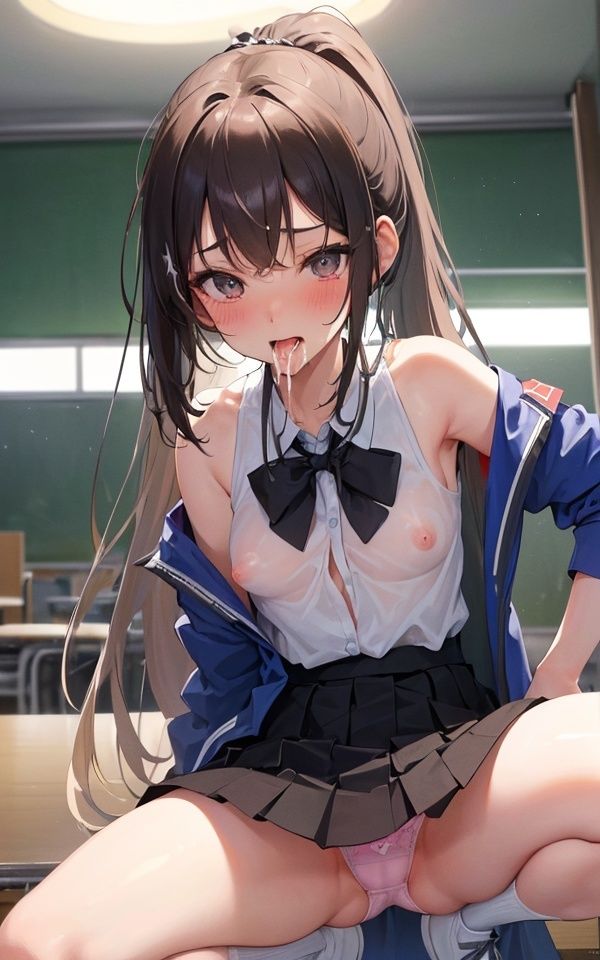 サンプル画像1:たくさん舌に出していいからねっ(panpanyama1) [d_327319]