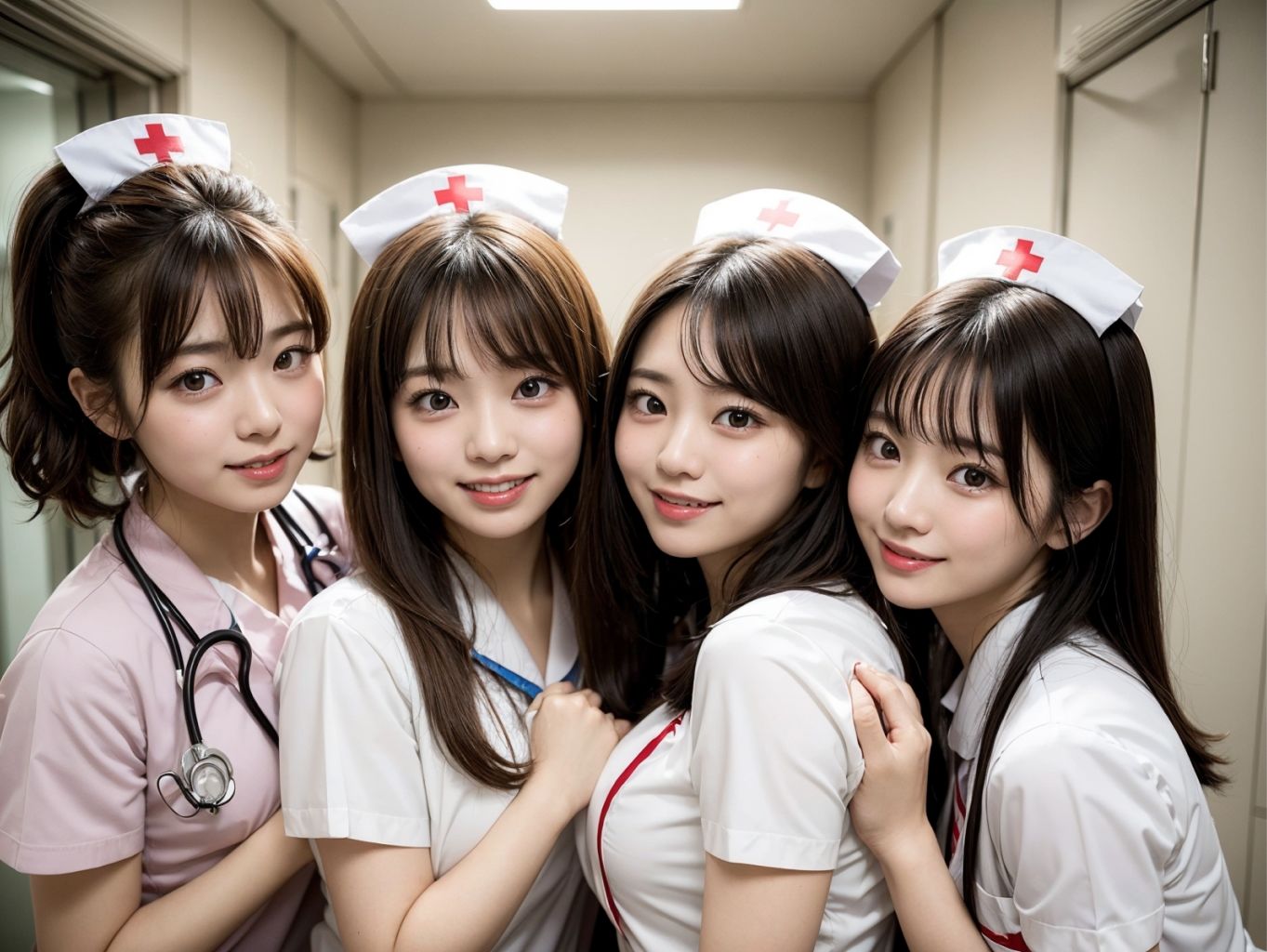 サンプル画像1:えちえちナースハーレム(じぇんとる) [d_327328]