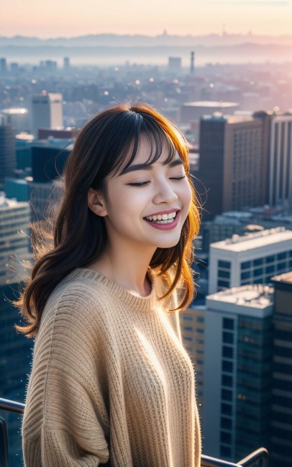 サンプル画像3:AI photobook セーター(AI_GravureArt) [d_327370]