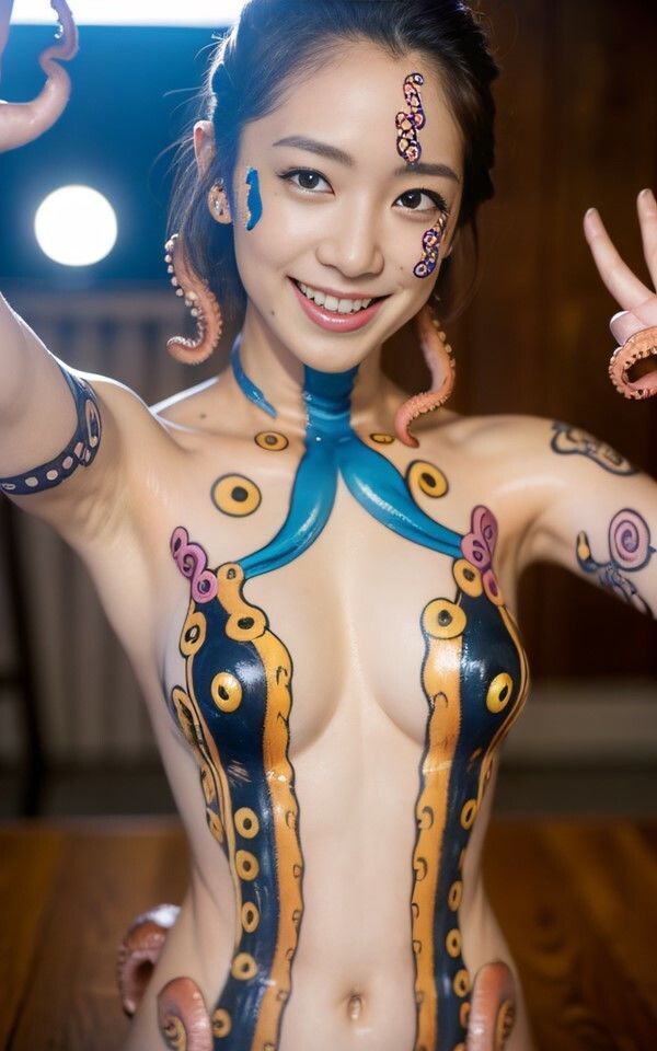 サンプル画像1:AI photobook タコ3(AI_GravureArt) [d_327387]