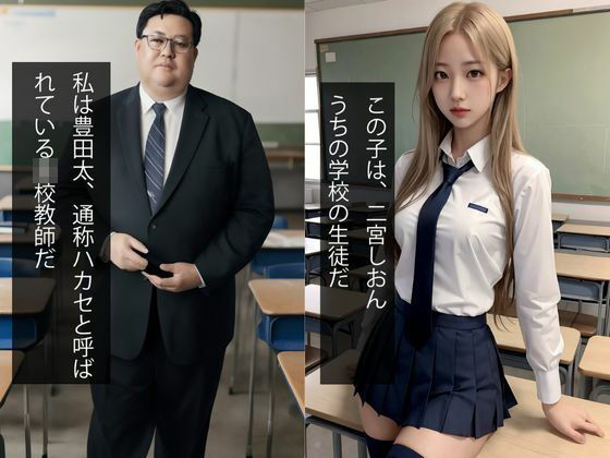 サンプル画像1:生意気ギャル女子〇生、メス堕ち公開羞恥痴●電車（セリフ付ストーリー）(AIシテルProject) [d_327486]