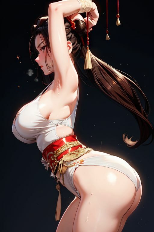 サンプル画像4:爆乳AI中華下着1(AI出版) [d_327499]