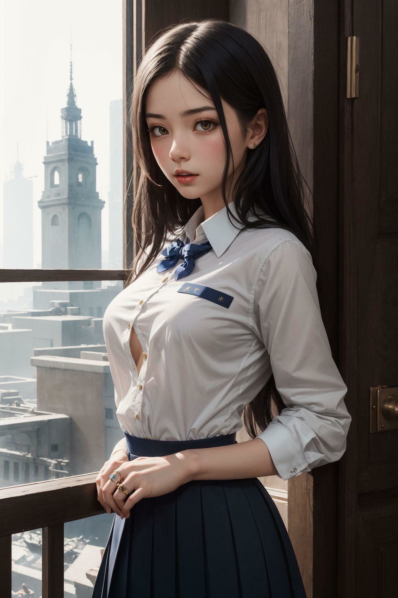 サンプル画像1:制服美少女ゾディアック(深紅の誘惑) [d_327517]