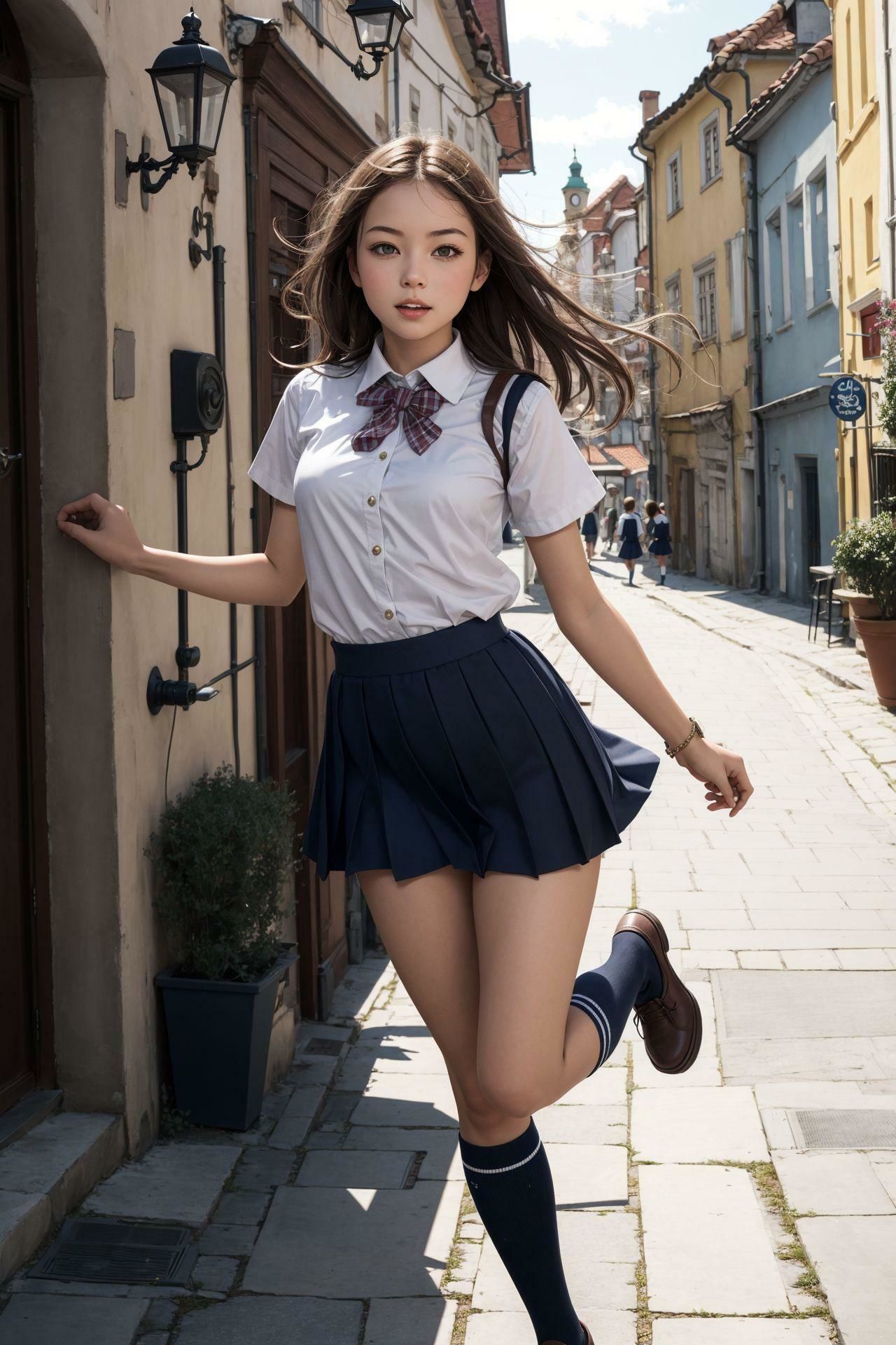 サンプル画像2:制服美少女ゾディアック(深紅の誘惑) [d_327517]