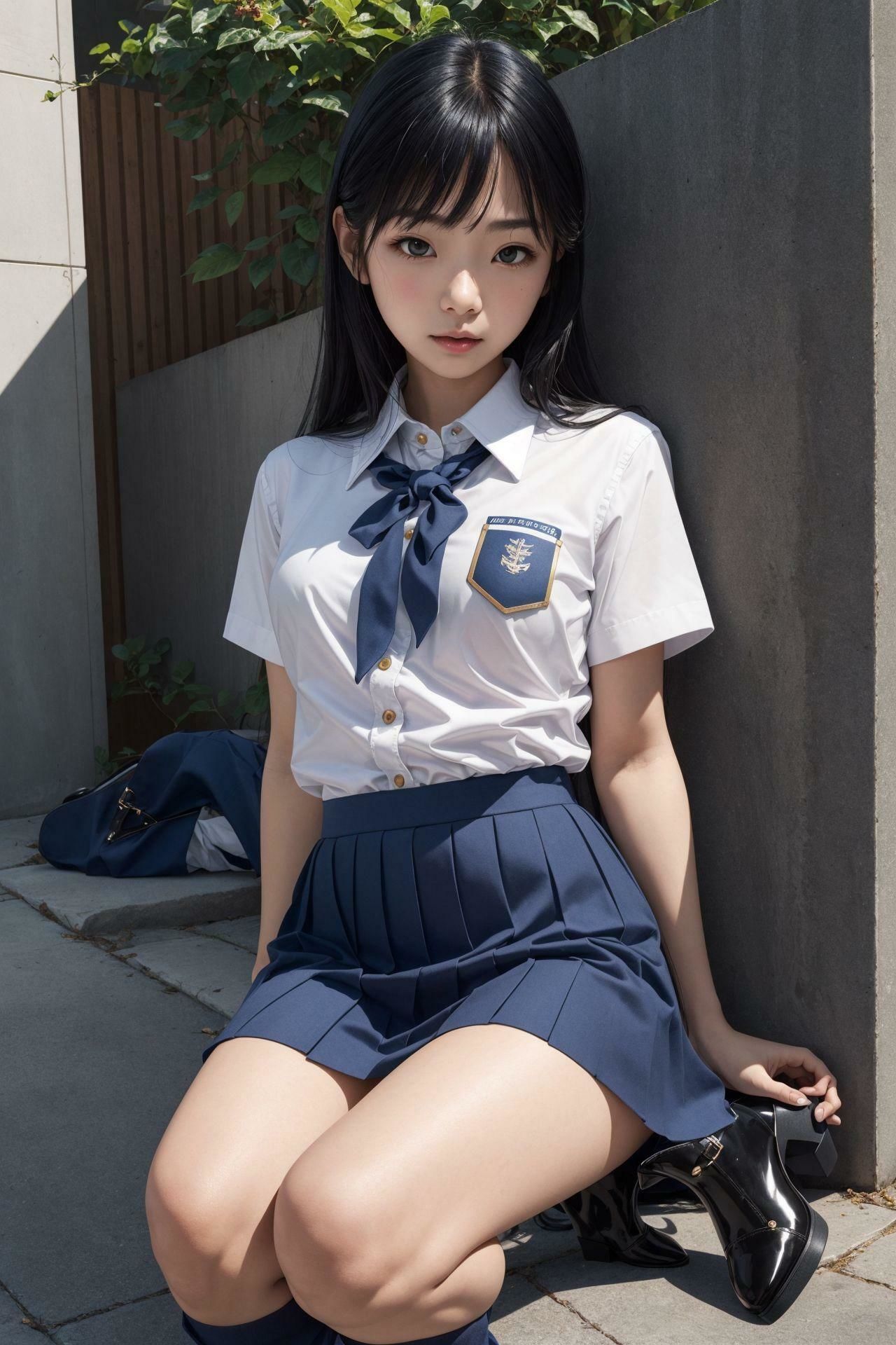 サンプル画像4:制服美少女ゾディアック(深紅の誘惑) [d_327517]