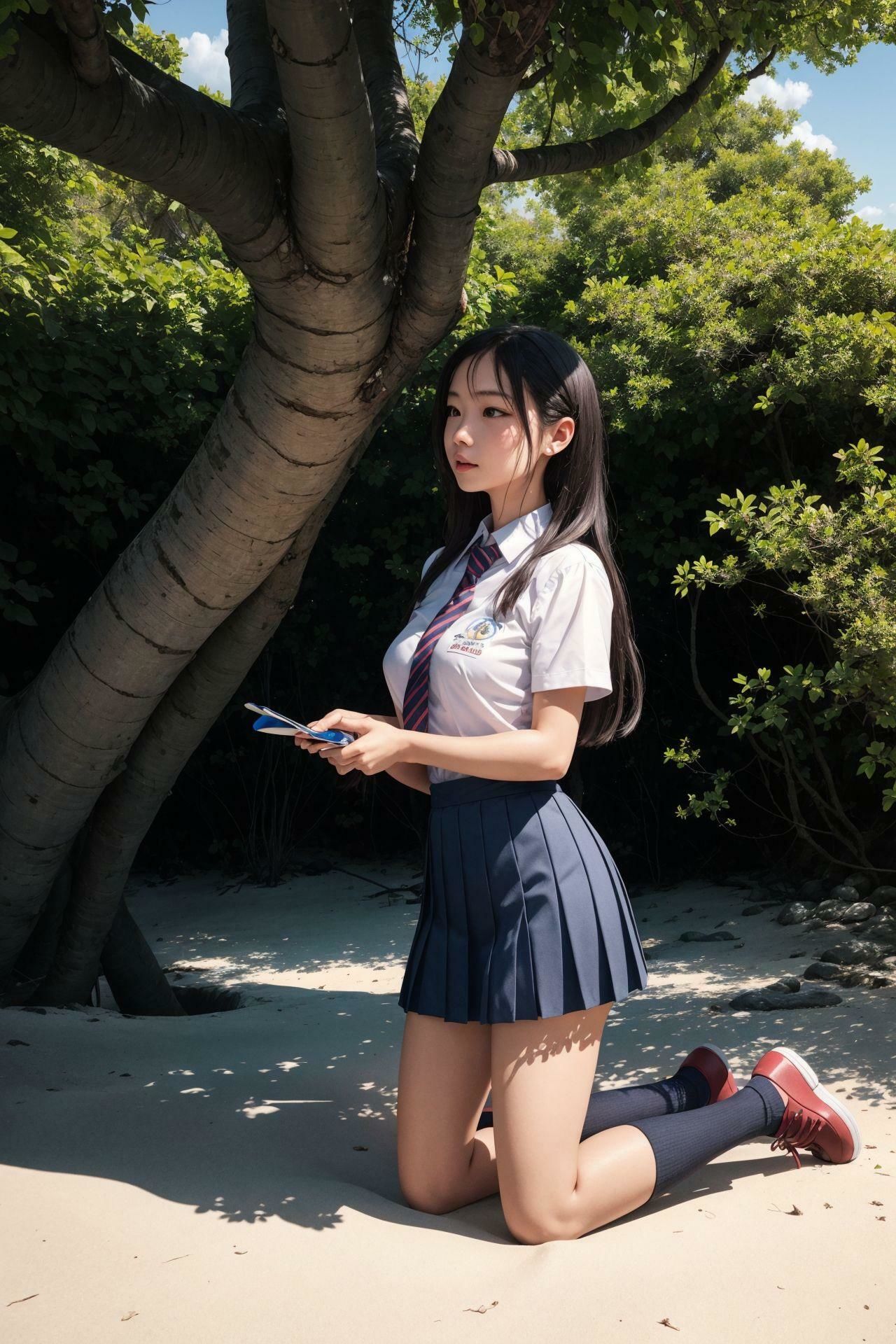 サンプル画像6:制服美少女ゾディアック(深紅の誘惑) [d_327517]