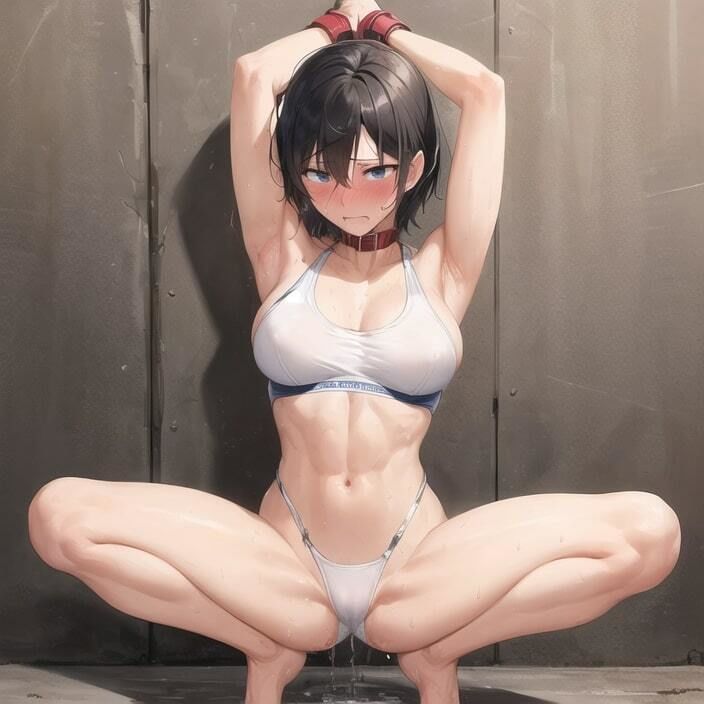 サンプル画像5:拘束されて身動きが取れないスポーツ女子たち！！(スポガ) [d_327521]