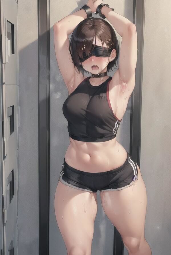 拘束されて身動きが取れないスポーツ女子たち！！のサンプル画像 6