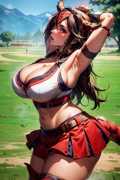 サンプル画像1:爆乳AIハンター1(AI出版) [d_327523]