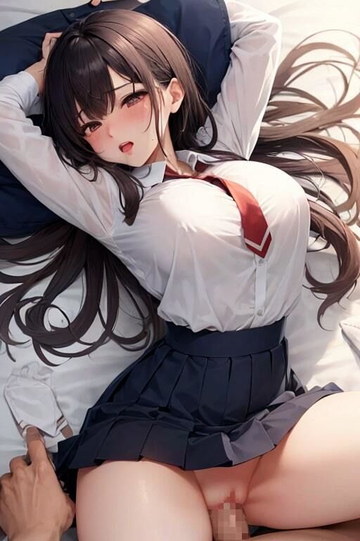 サンプル画像1:美少女JKたちのエッチなシーン集(おまんじゅう) [d_327624]