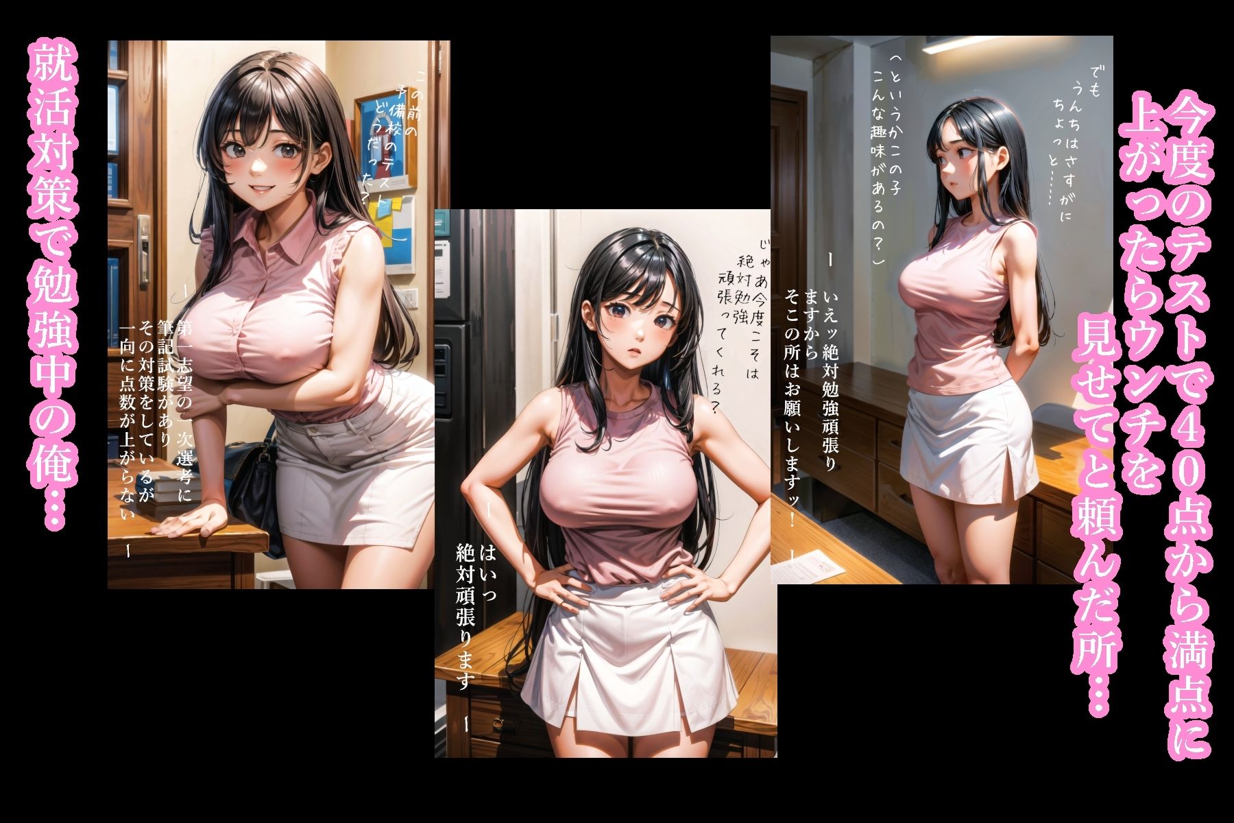 サンプル画像2:先生からのご褒美 脱糞イラストマンガ(平野) [d_327675]