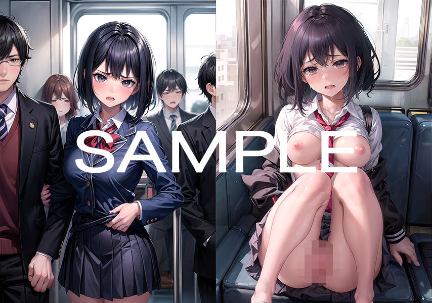 サンプル画像6:いつも電車にいる女子校生がエロすぎたので、痴●電車でメチャクチャに・・・？(aiもみむ出版) [d_327744]