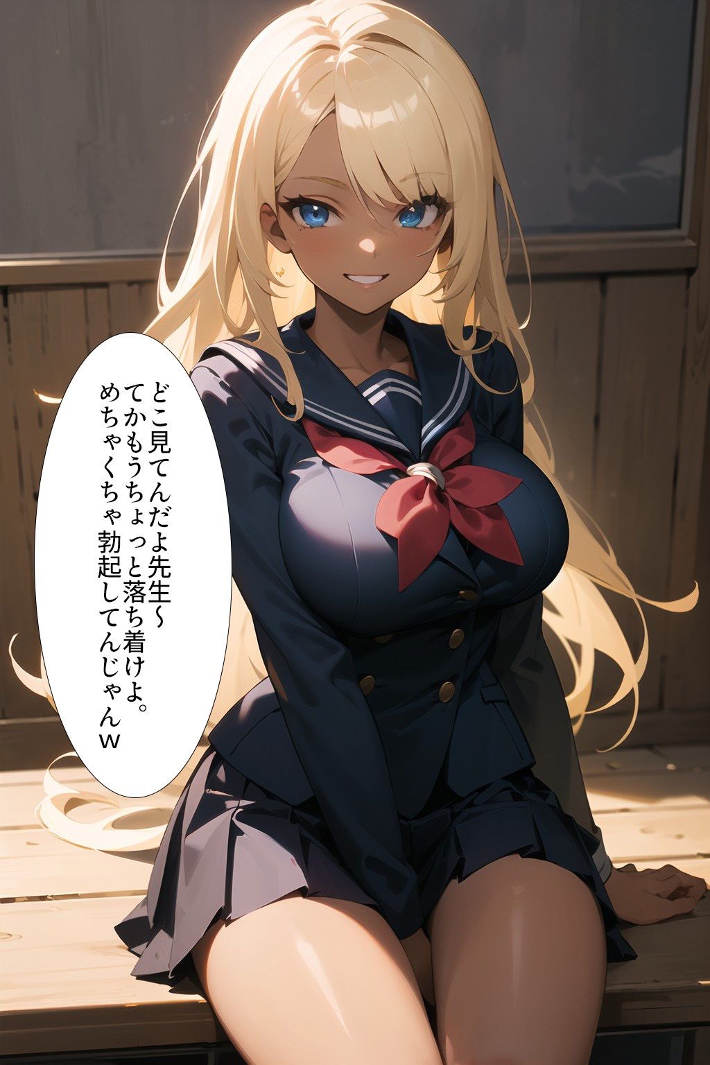 サンプル画像2:黒ギャルJKと×××2(ココナッツパンチS) [d_327747]