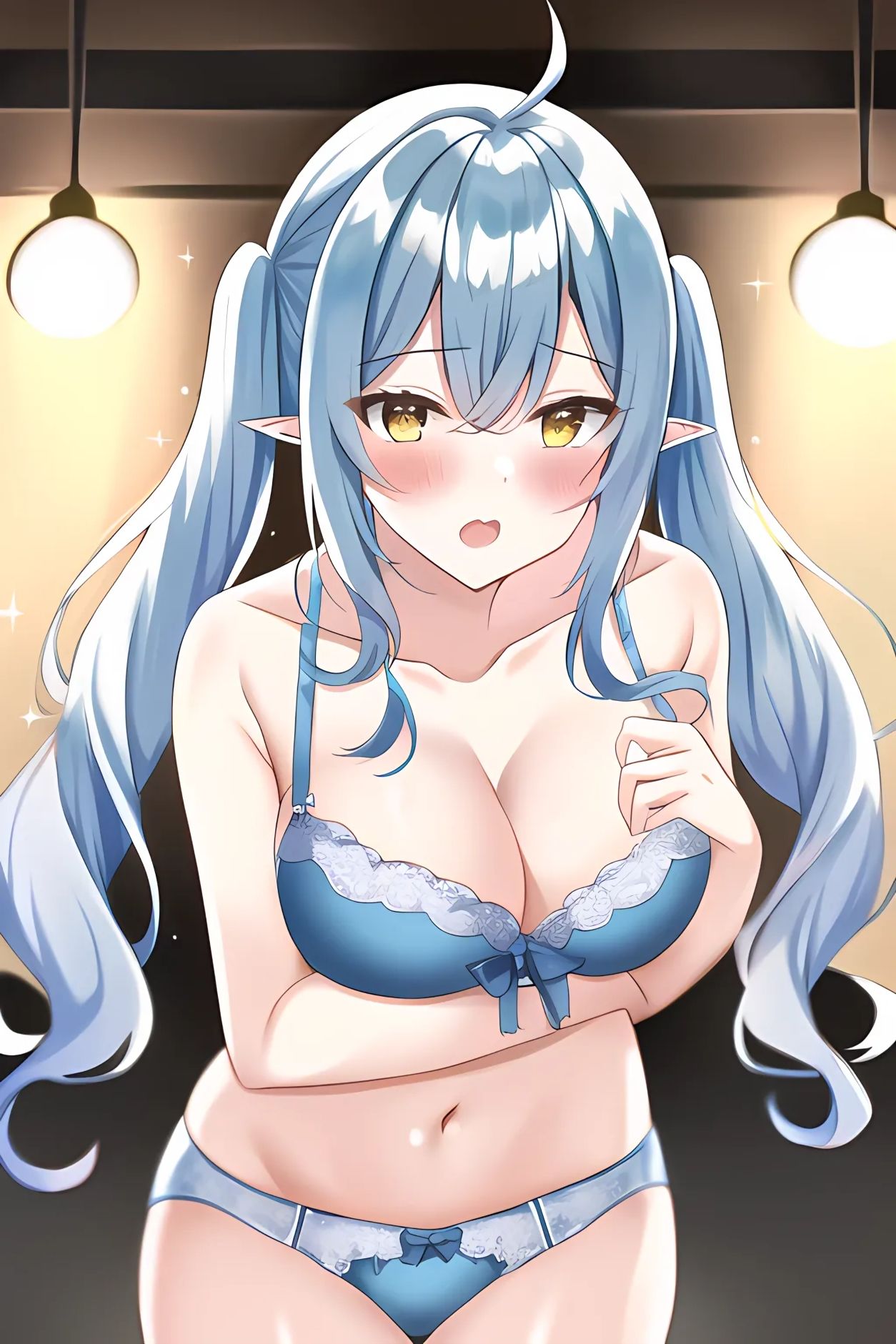 サンプル画像6:【買い切り版】バーチャル衣装故障で羞恥ワミィ（English translation included）(しそぱろ@SISO_r18) [d_327775]