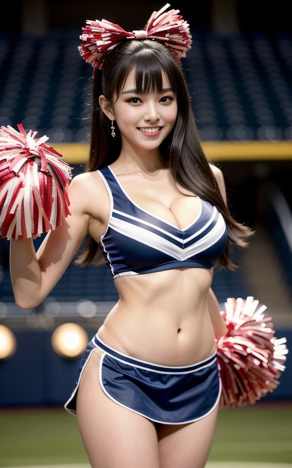 サンプル画像2:AI photobook チアガール(AI_GravureArt) [d_327826]