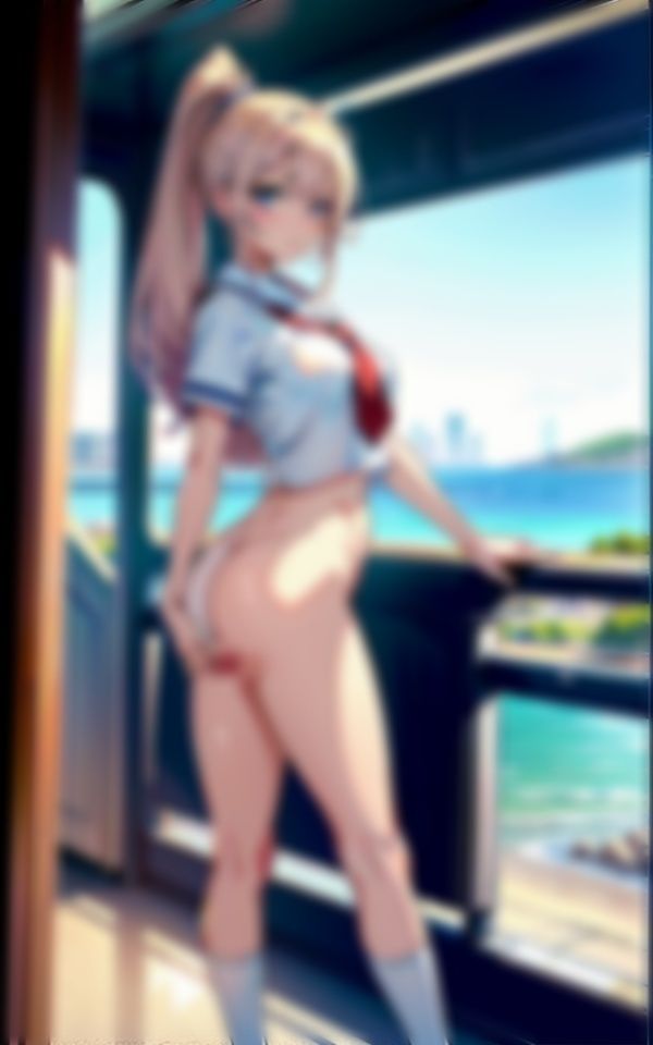 サンプル画像1:制服から溢れる…たわわ(200円市場) [d_327832]