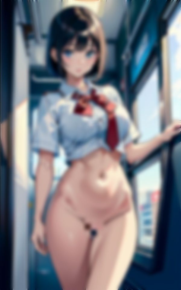 サンプル画像4:制服から溢れる…たわわ(200円市場) [d_327832]