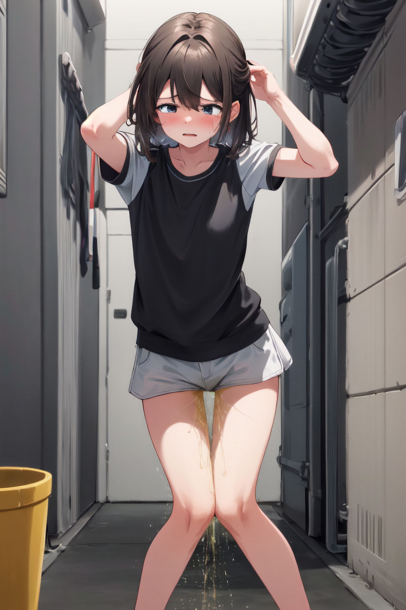 サンプル画像5:我慢できずにお漏らししちゃう女の子 Vol.3(小林 由佳) [d_327863]